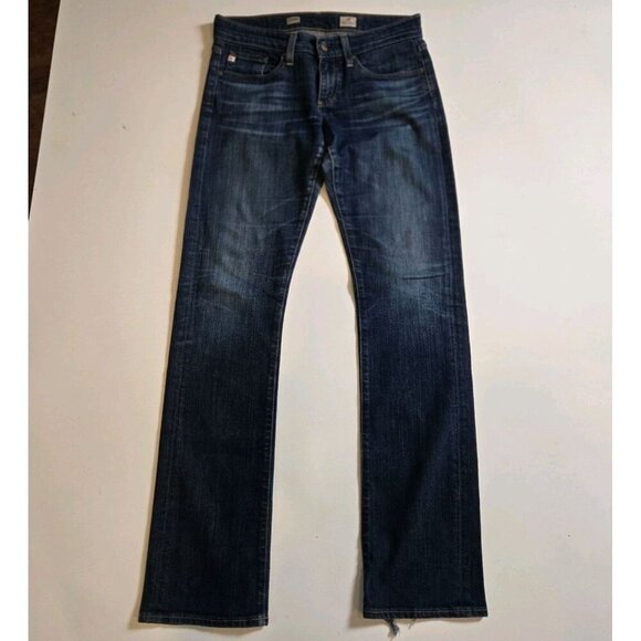 AG Adriano Goldschmied The Tomboy Relaxed Straight Jeans Womens 26R Dark Wash US - Picture 1 of 8